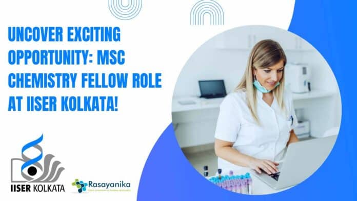 MSc Chemistry Fellow Job