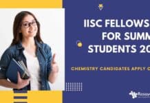 IISc Fellowship for Summer Students 2024