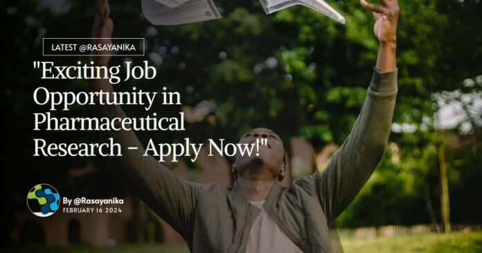 NIPER-R Chemistry JRA Recruitment - Applications Invited From Pharma Too