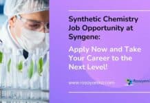 Synthetic Chemistry Job