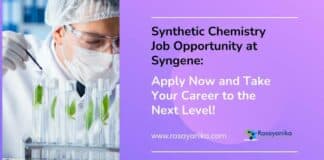 Synthetic Chemistry Job