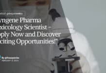 "Syngene Pharma Toxicology Scientist - Apply Now and Discover Exciting Opportunities!"