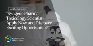 "Syngene Pharma Toxicology Scientist - Apply Now and Discover Exciting Opportunities!"