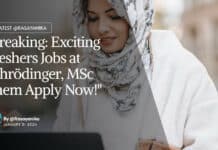 "Breaking: Exciting Freshers Jobs at Schrödinger, MSc Chem Apply Now!"