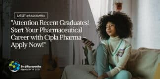 "Attention Recent Graduates! Start Your Pharmaceutical Career with Cipla Pharma - Apply Now!"