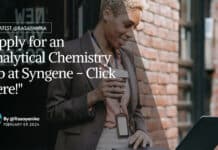 "Apply for an Analytical Chemistry Job at Syngene - Click Here!"