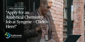 "Apply for an Analytical Chemistry Job at Syngene - Click Here!"