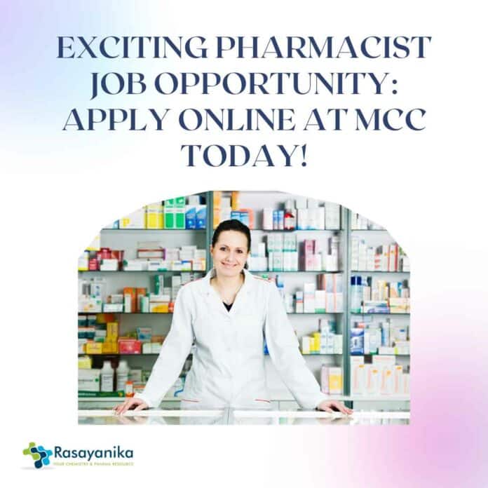 Pharmacist Recruitment at MCC