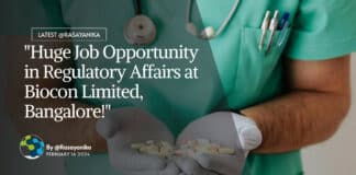 "Huge Job Opportunity in Regulatory Affairs at Biocon Limited, Bangalore!"