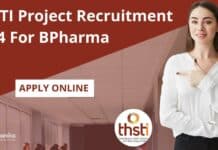 THSTI Project Recruitment 2024