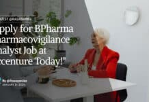 "Apply for BPharma Pharmacovigilance Analyst Job at Accenture Today!"