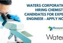 Waters Corporation Hiring Chemistry