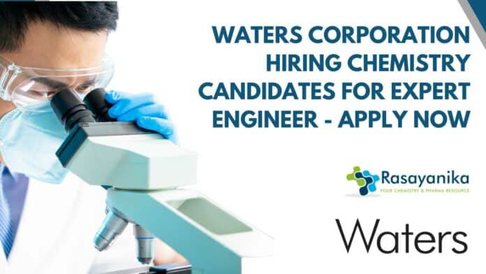 Waters Corporation Hiring Chemistry