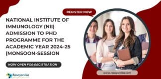 NII PhD 2024 Admissions Monsoon