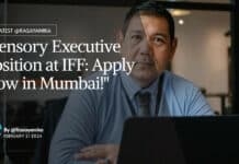 "Sensory Executive Position at IFF: Apply Now in Mumbai!"