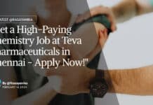 "Get a High-Paying Chemistry Job at Teva Pharmaceuticals in Chennai - Apply Now!"