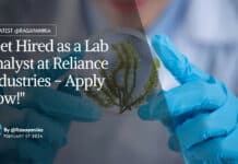 "Get Hired as a Lab Analyst at Reliance Industries - Apply Now!"