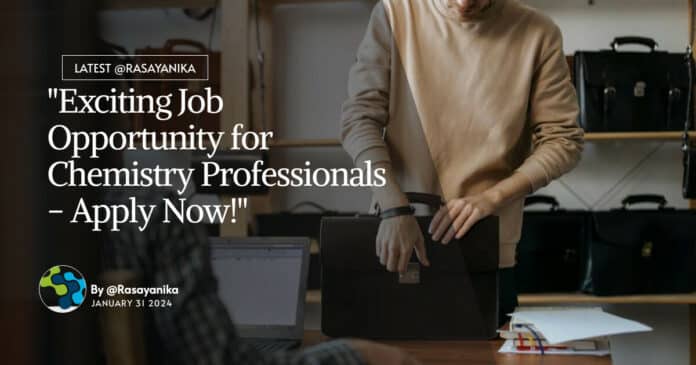 Clariant Chemistry QC Executive Job - Apply Online