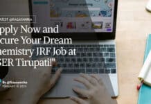 "Apply Now and Secure Your Dream Chemistry JRF Job at IISER Tirupati!"