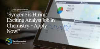 "Syngene is Hiring! Exciting Analyst Job in Chemistry - Apply Now!"