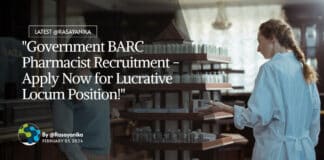 "Government BARC Pharmacist Recruitment - Apply Now for Lucrative Locum Position!"