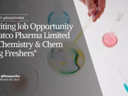 Freshers Walk-In-Drive at Natco Pharma Limited - Chemistry & Chem Engg Eligible