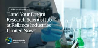 "Land Your Dream Research Scientist Job at Reliance Industries Limited Now!"