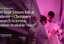 "Get Your Dream Job at Unilever - Chemistry Research Scientist Position Available Now!"