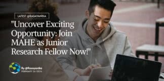 "Uncover Exciting Opportunity: Join MAHE as Junior Research Fellow Now!"