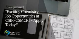 "Exciting Chemistry Job Opportunities at CSIR-CSMCRI - Apply Today!"