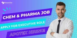 Apotex Pharma Executive Job