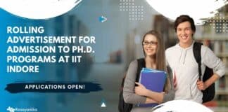 IIT Indore PhD Admission 2024 - Apply Online All Year