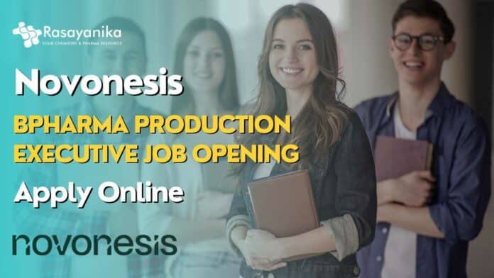 Novonesis BPharma Production Executive