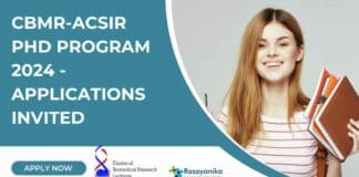CBMR-ACSIR PhD Program 2024