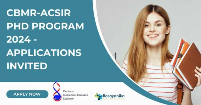CBMR-ACSIR PhD Program 2024
