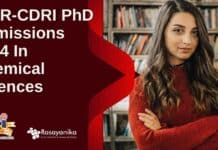 CSIR-CDRI PhD Admissions 2024