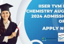 IISER TVM MSc Admissions 2024