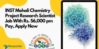 INST Mohali Chemistry Project