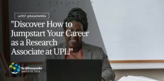 "Discover How to Jumpstart Your Career as a Research Associate at UPL!"