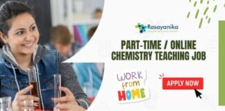 Part Time Chemistry Teaching Job