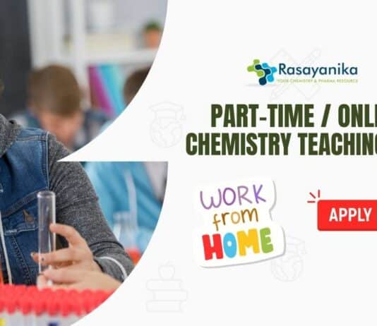 Part Time Chemistry Teaching Job