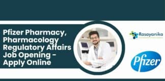 Pfizer Pharmacy, Pharmacology Regulatory