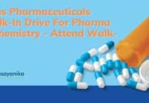 Intas Pharmaceuticals Walk-In Drive For Pharma & Chemistry - Attend Walk-In