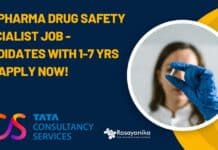 TCS Pharma Jobs