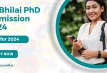 IIT Bhilai 2024 Admissions PhD