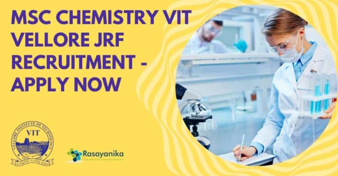 MSc Chemistry VIT Vellore