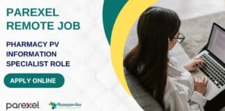 Parexel Remote Job - Pharmacy PV Information Specialist Role, Apply Online
