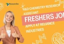 Freshers R&D Chemistry Research