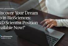 "Discover Your Dream Job in BioSciences: R&D Scientist Position Available Now!"