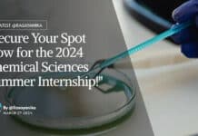 "Secure Your Spot Now for the 2024 Chemical Sciences Summer Internship!"